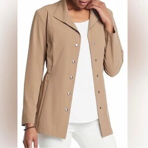 NIC+ZOE Women's Tan Trench Cardigan